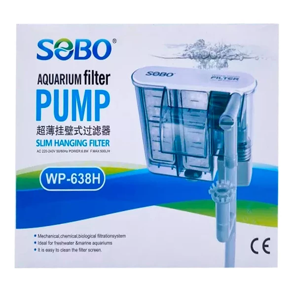 Sobo Akvaryum Şelale Filtre 500 Lt/h 7W 638H ürün görseli 1