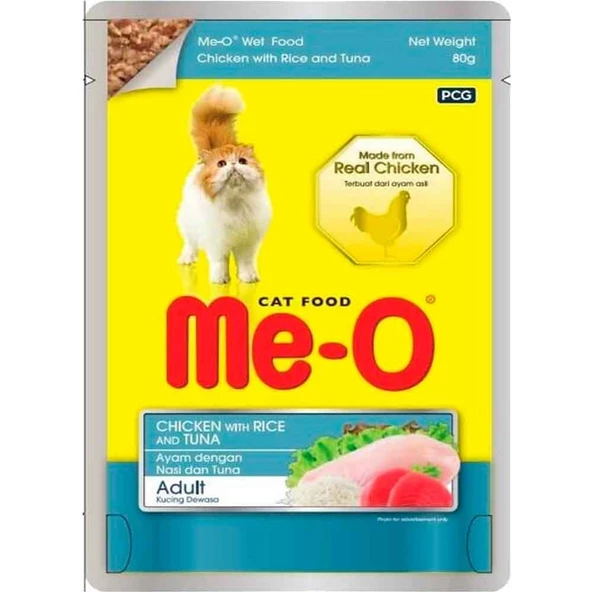 Meo Kedi Konservesi Ton Balıklı 80gr Pounc ürün görseli 1