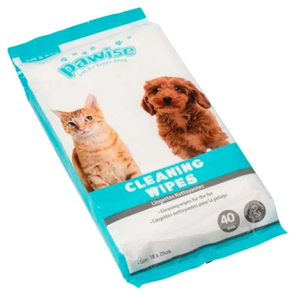 Pawise Kedi Köpek Göz Temizleme Mendili 40 Adet ürün görseli 1