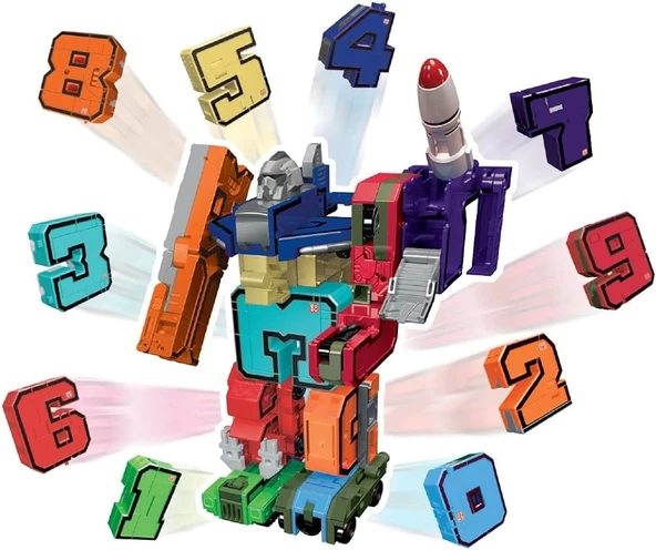 Pocket Morphers Dönüşebilen Numaralar No 8 Askeri Denizaltı - Resim 3