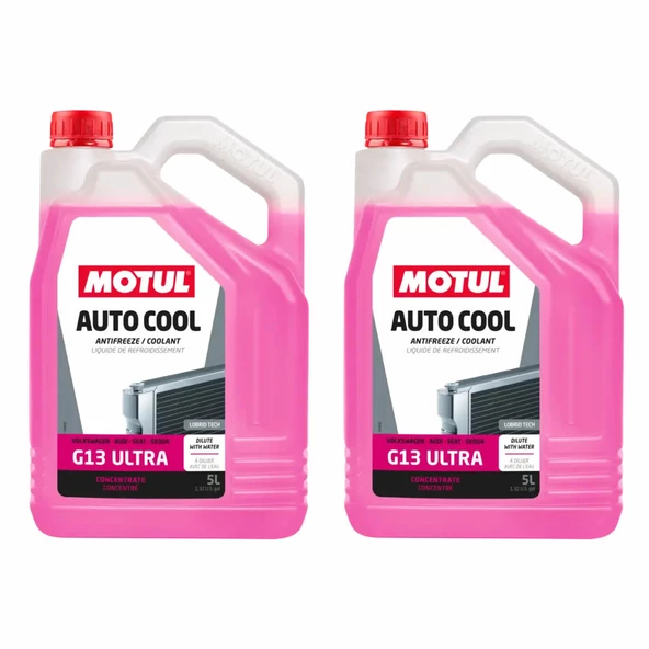 Motul Auto Cool G12 Evo Ultra 5 Lt Konsantre Kırmızı Antifriz (2 Adet) ürün görseli 1