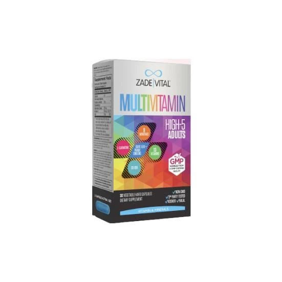 Zade Vital Multivitamin 30 Kapsül ürün görseli 1