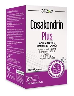 Orzax Cosakondrin Plus 60 Tablet ürün görseli 1
