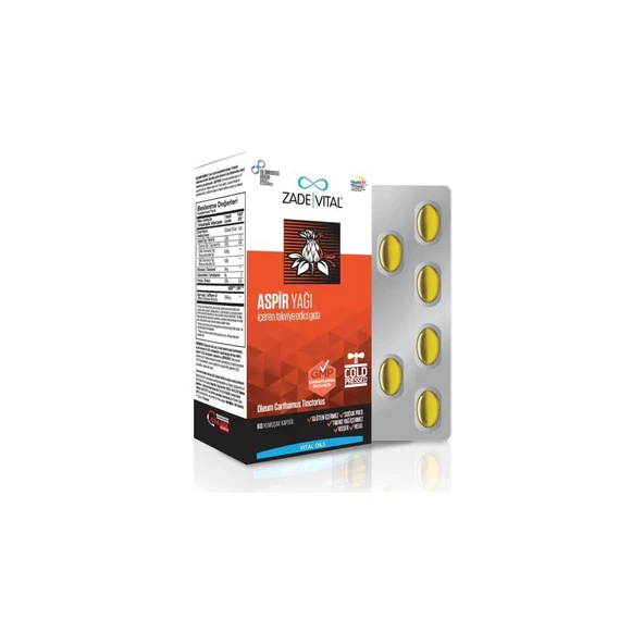 Zade Vital Aspir Yağı 600 mg 60 Kapsül ürün görseli 1