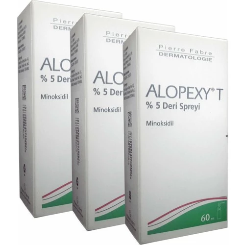 Alopexy T %5 Deri Spreyi 60 Ml 3 Lü Paket ürün görseli 1
