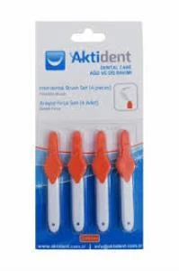 Aktident Arayüz Fırçası 0,45 mm Turuncu 4'lü ürün görseli 1
