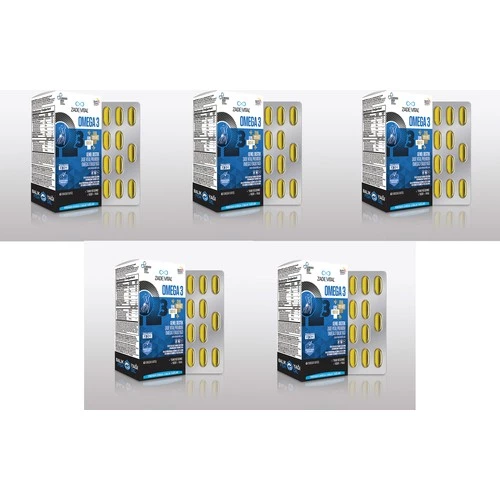 Zade Vital Omega 3 120 Mg Premium Balık Yağı 45 Kapsül 5'li Paket ürün görseli 1