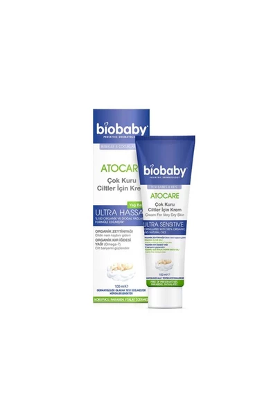 BioBaby Atopik Ciltler İçin 100 ml Bakım Kremi ürün görseli 1