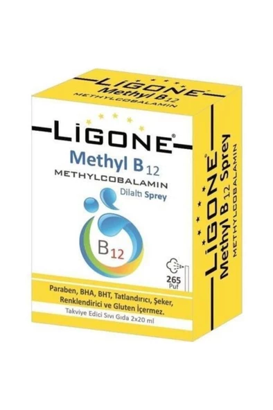 Ligone Methyl B12 Methylcobalamin Dilaltı Sprey 30 ml - Resim 2