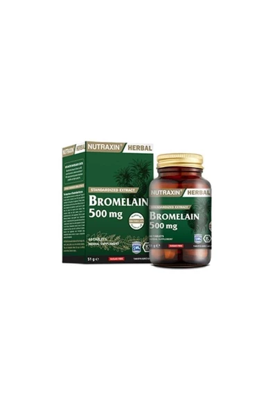 Nutraxin Bromelain 60 Tablet ürün görseli 1