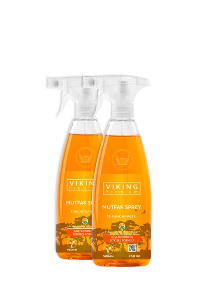Viking Premium Mutfak Spreyi Turunç Bahçesi 750 ml 2 Adet ürün görseli 1