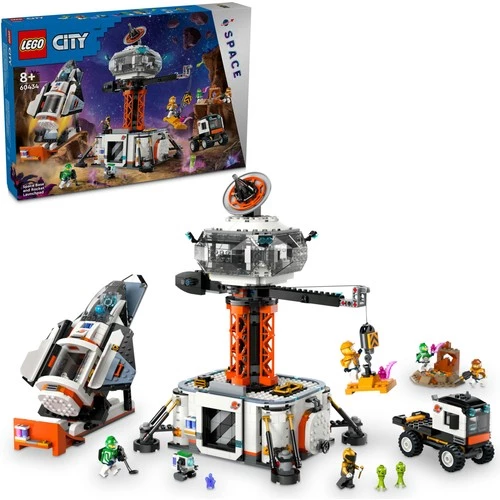 LEGO City 60434 Uzay Üssü ve Roket Fırlatma Rampası (1422 Parça) ürün görseli 1