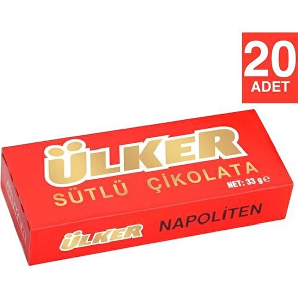 Ülker Napoliten 33 gr 20'li Çikolata ürün görseli 1