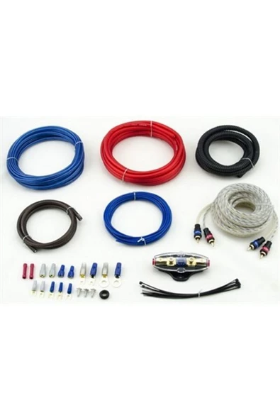 Edison Kit - 4ga Kaliteli Anfi Montaj Kablo Seti - Resim 3