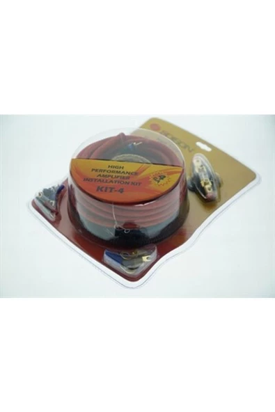 Edison Kit - 4ga Kaliteli Anfi Montaj Kablo Seti - Resim 2