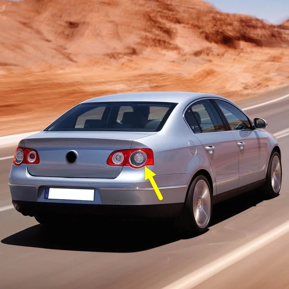 VW Passat B6 Sedan 2006-2011 Sağ Arka Dış Stop Fren Lambası 3C5945096H ürün görseli 1