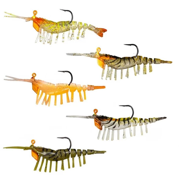 Ryuji Ayu Shrimp 7.5cm 7.2g Caridina Silikon Karides Yem ürün görseli 1