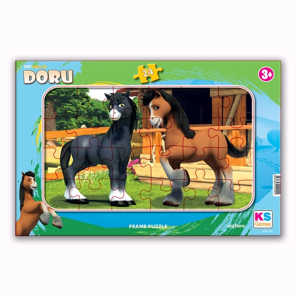 Ks Games Trt Çocuk Doru 24 parça Frame Puzzle/Yapboz 48531254 ürün görseli 1