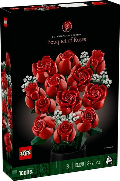 LEGO Icons 10328 Bouquet of Roses ürün görseli 1