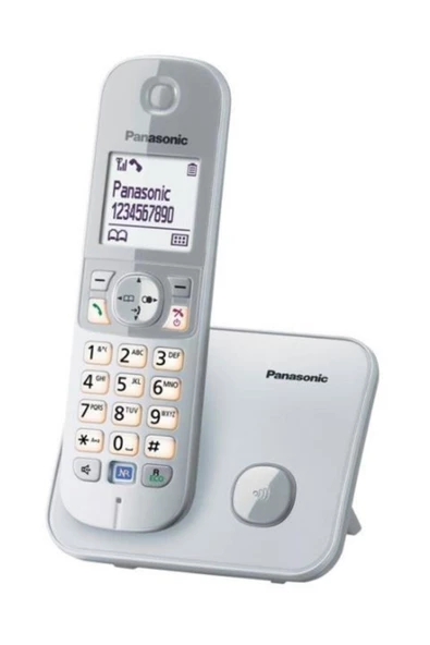 Panasonic Dect Telefon KX-TG6811 (Elektrik Kesintisinde Konuşabilme) BEYAZ ürün görseli 1