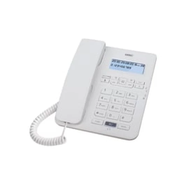 Karel TM145 Ekranlı Masaüstü Kablolu Telefon Beyaz ürün görseli 1