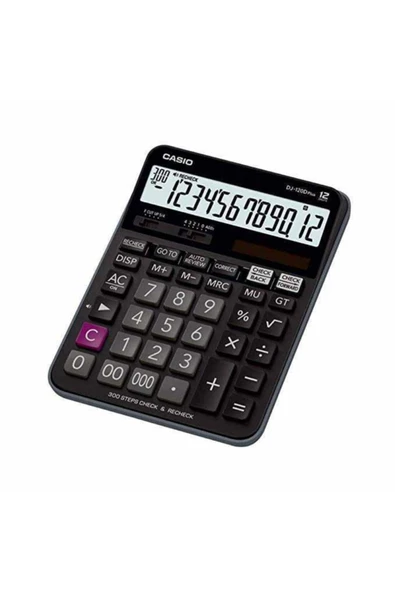 Casio DJ-120D Plus 12 Haneli Masaüstü Hesap Makinesi ürün görseli 1