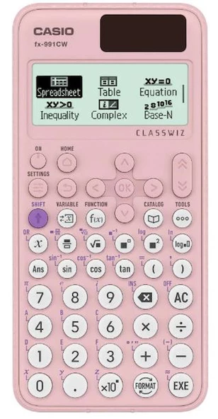 Casio FX-991CW-PK Pembe ClassWiz 552 Fonksiyonlu Bilimsel Hesap Makinesi – Türev İntegral Matris Denklem Çözme ürün görseli 1