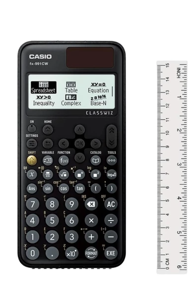Casio FX-991CW Siyah ClassWiz 552 Fonksiyonlu Bilimsel Hesap Makinesi – Türev İntegral Matris Denklem Çözme ürün görseli 1