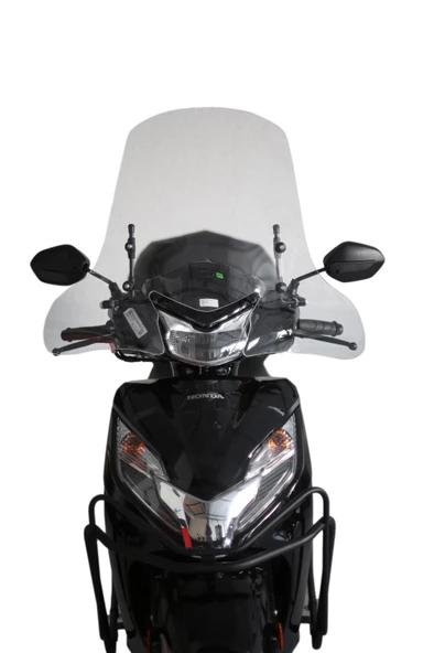 ABV Honda Aktiva El Korumalı Şeffaf Tur Camı 59x72.5 cm (23-25) + Bağlantı Ekipmanı ürün görseli 1