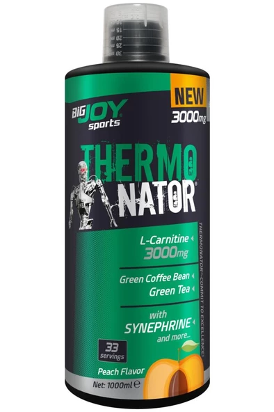 Bigjoy Sports Thermonator L-carnitine 3000 Mg Şeftali Aroma 1000 ml ürün görseli 1