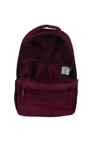 Benetton Okul Sırt Çantası Mor 70017 - Resim 4