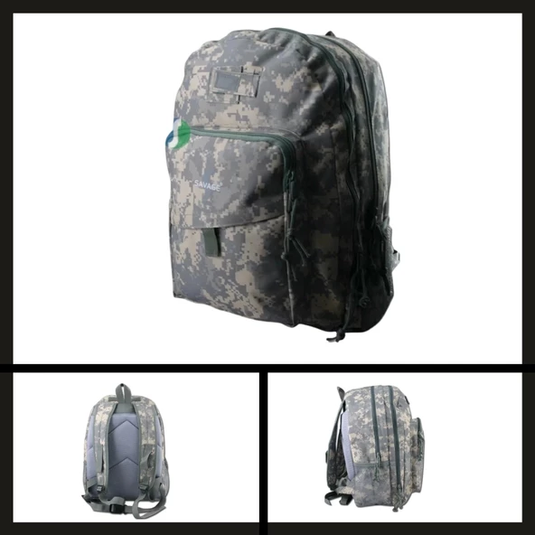 Uyguna-Yakala (hh04021) Savage Ventura 30lt. Gri Dijital Kamuflaj Sırt Çantası-NTA.080 ürün görseli 1