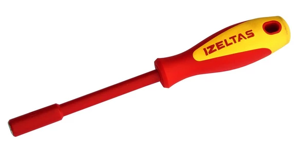 İZELTAŞ 6.3X120 Elektrikçi İzoleli Manyetık Bits Tutucu Tornavida 1000 V 4783196120 ürün görseli 1