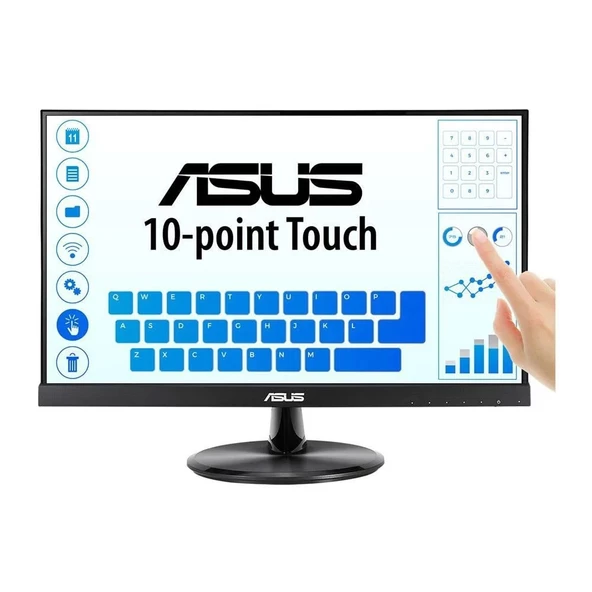 ASUS 21,5" VT229H 60Hz 5Ms IPS FULL HD HDMI VGA Dokunmatik Monitör ürün görseli 1