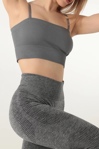 DoReMi Seamless Straplez Spor Sütyen - Resim 6