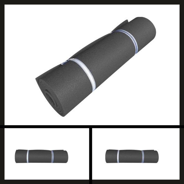 Uyguna-Yakala  10 Mm Gri (60*180 Cm) Pilates Matı-MLZ.255 ürün görseli 1