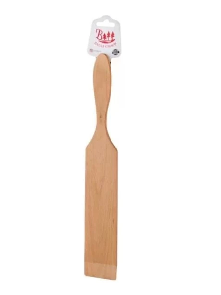 Balsa BLS9021 Vernikli Kahverengi Ahşap Spatula ürün görseli 1
