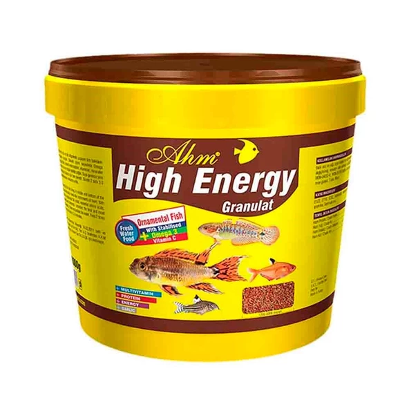 Ahm High Energy Granulat Balık Yemi Kova 3 Kg ürün görseli 1