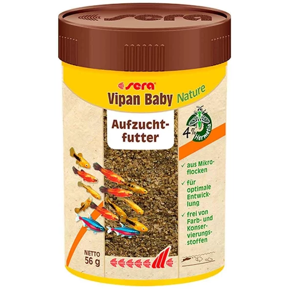 Sera Vipan Baby Nature Yavru Balık Yemi 100 ML ürün görseli 1