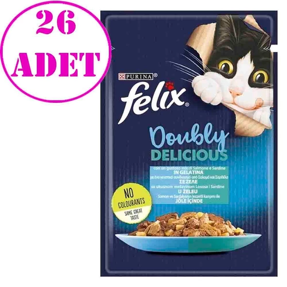 Felix Somon Sardalya Kedi Pouch 85 gr 26 AD ürün görseli 1