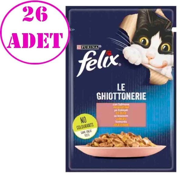 Felix Somonlu Yaş Kedi Maması 85 Gr 26 AD ürün görseli 1