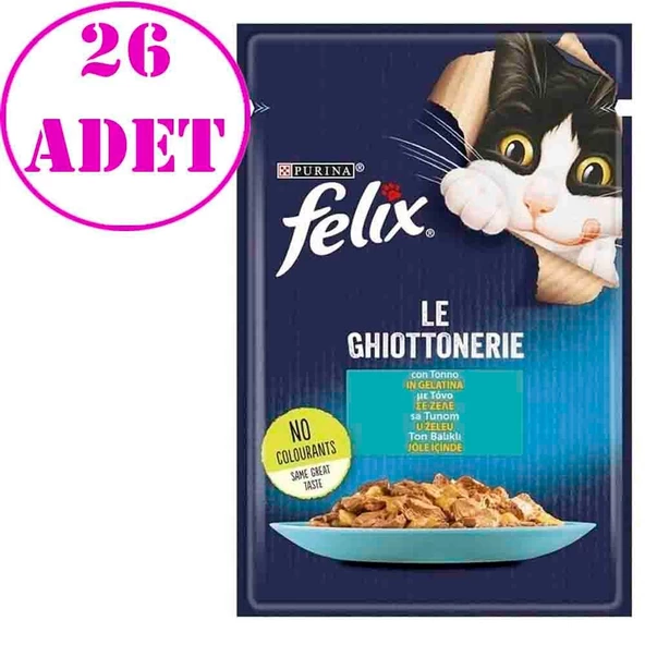 Felix Ton Balıklı Yaş Kedi Maması 85 Gr 26 AD ürün görseli 1
