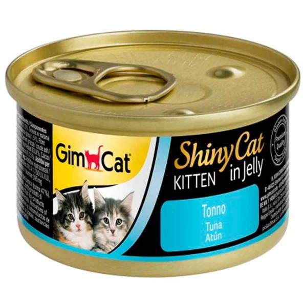 Gimcat Shiny Cat Kitten Jel İçinde Ton Balıklı Yavru Kedi Konservesi 70 gr ürün görseli 1
