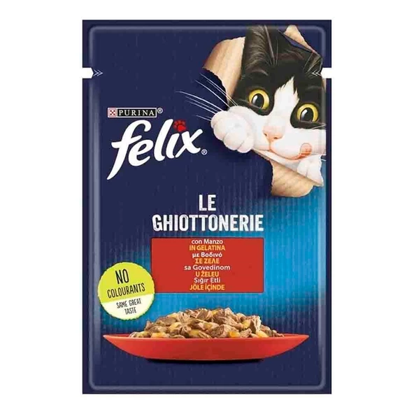 Purina Felix Sığır Etli Yaş Kedi Maması 85 Gr ürün görseli 1