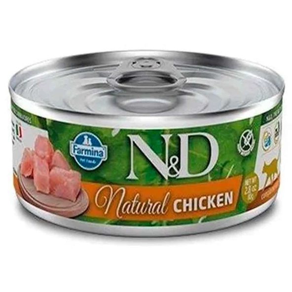 N&D Natural Tavuklu Yetişkin Kedi Konservesi 70 Gr ürün görseli 1