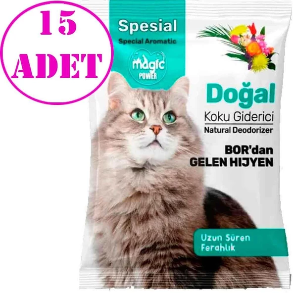 Magic Power Kedi Kumu Koku Giderici Spesiyal 25 Gr 15 AD ürün görseli 1