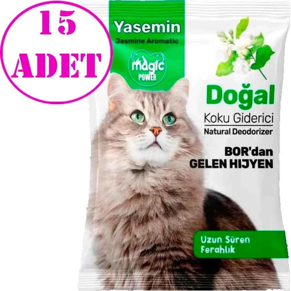 Magic Power Kedi Kumu Koku Giderici Yasemin 25 Gr 15 AD ürün görseli 1