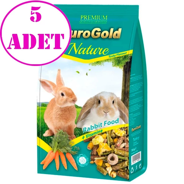 EuroGold Tavşan Yemi 750 Gr 5 AD ürün görseli 1