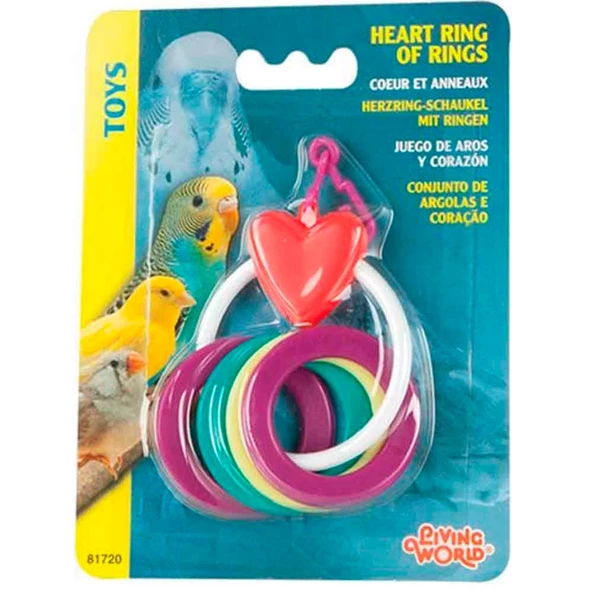 Living World Halkalı Plastik Kuş Oyuncağı ürün görseli 1