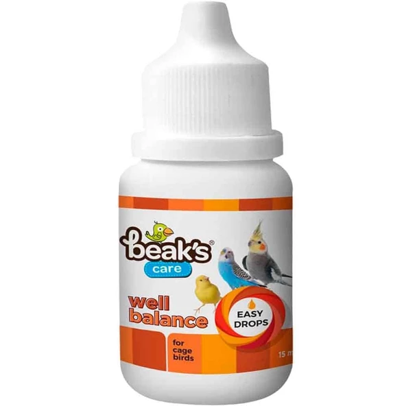 Beaks Well Balance Kuşlar İçin Vitamin 15 Ml ürün görseli 1